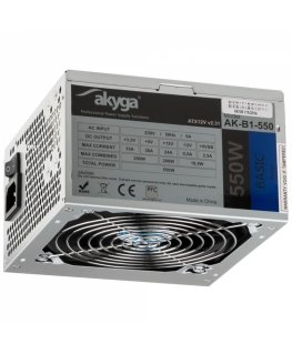 Akyga AK-B1-550 блок питания 550 W 20+4 pin ATX ATX Серый