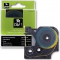 QOLTEC 50231 Heat shrink tube for DYMO D1/DM1 12mm x 1.5m Yellow Black overprint QOLTEC 50231 Heat shrink tube for DYMO D1/DM1 12mm x 1.5m Yellow Black overprint