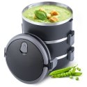 Lamart LT6023 food storage container Round Canister 1.8 L Black 1 pc(s) Lamart LT6023 food storage container Round Canister 1.8 L Black 1 pc(s)