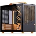 Jonsplus Z20 Micro-ATX kotelo, kantokahvalla - musta/oranssi Jonsplus Z20 Micro-ATX kotelo, kantokahvalla - musta/oranssi