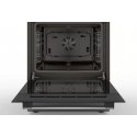 Bosch Serie 4 HLN39A050U liesi Vapaasti seisova liesi Sähkö Keittoalueinduktioliesi musta, Harmaa