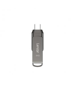 Lexar JumpDrive LJDD400064G-BNQNG USB atmintukas 64 GB C tipo USB 3.2 Gen 1 (3.1 Gen 1) Pilka