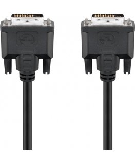 Goobay 93573 DVI кабель 1,8 m DVI-D Черный