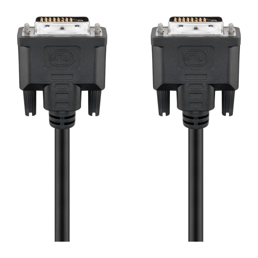 Goobay 93573 DVI-kaapeli 1,8 m DVI-D musta