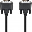 Goobay DVI-D Full HD Cable Dual Link, nickel, 1.8 m