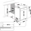 Whirlpool WBC3C26B Daļēji iebūvēts 14 vietas Whirlpool WBC3C26B Daļēji iebūvēts 14 vietas