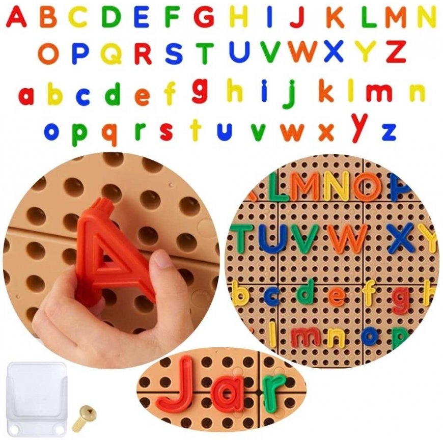 MASTERKIDZ Alphabet letter set (uppercase and lowercase) for STEM wall panels 122 pcs.