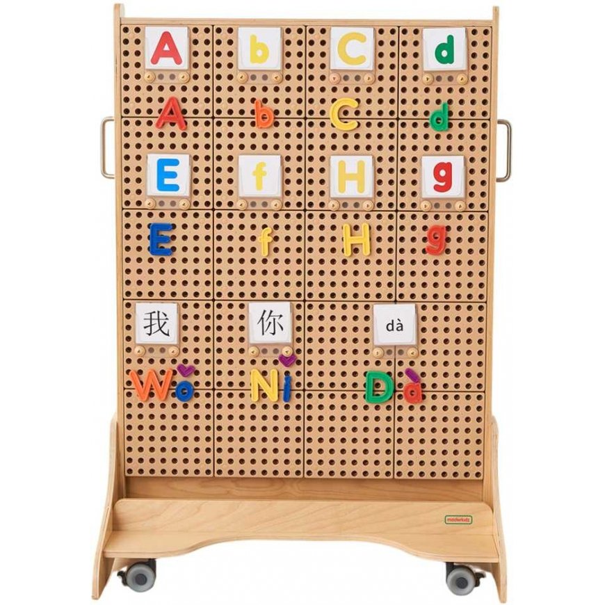 MASTERKIDZ Alphabet letter set (uppercase and lowercase) for STEM wall panels 122 pcs. – 2