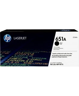 HP 651A, Оригинальный лазерный картридж LaserJet, Черный