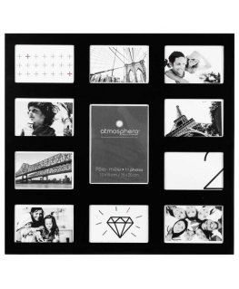 Photo frame Atmosphera Photo frames, collage, 11 elements, black, Atmosphera