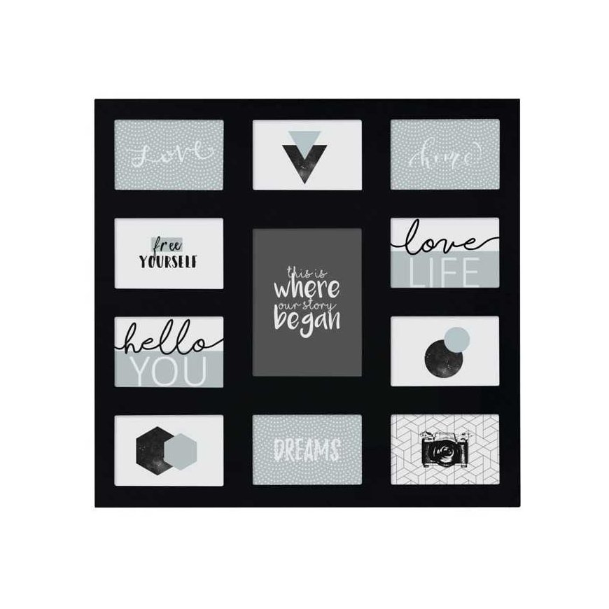 Photo frame Atmosphera Photo frames, collage, 11 elements, black, Atmosphera – 2
