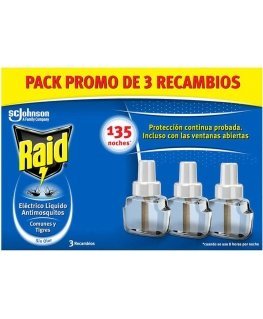 Raid ANTI-MOSQUITO PROTECTION x 3 spare parts