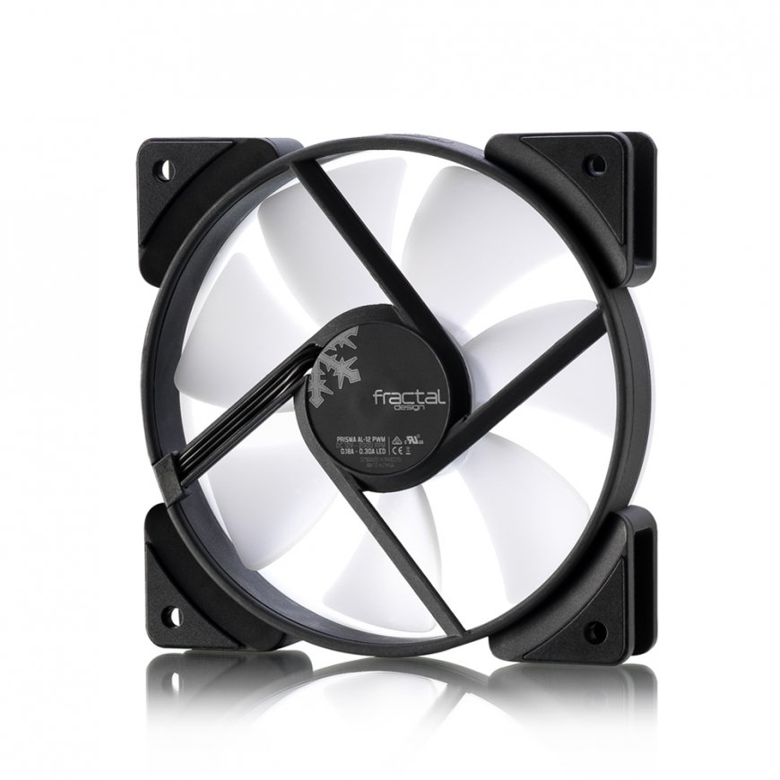Fractal Design Prisma AL-12 /PWM Arvuti korpus Ventilaator 12 cm Must, Valge – 3