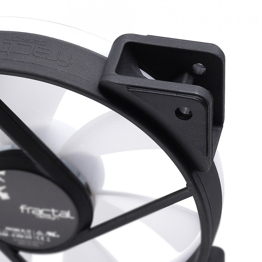Fractal Design Prisma AL-12 /PWM Arvuti korpus Ventilaator 12 cm Must, Valge – 5