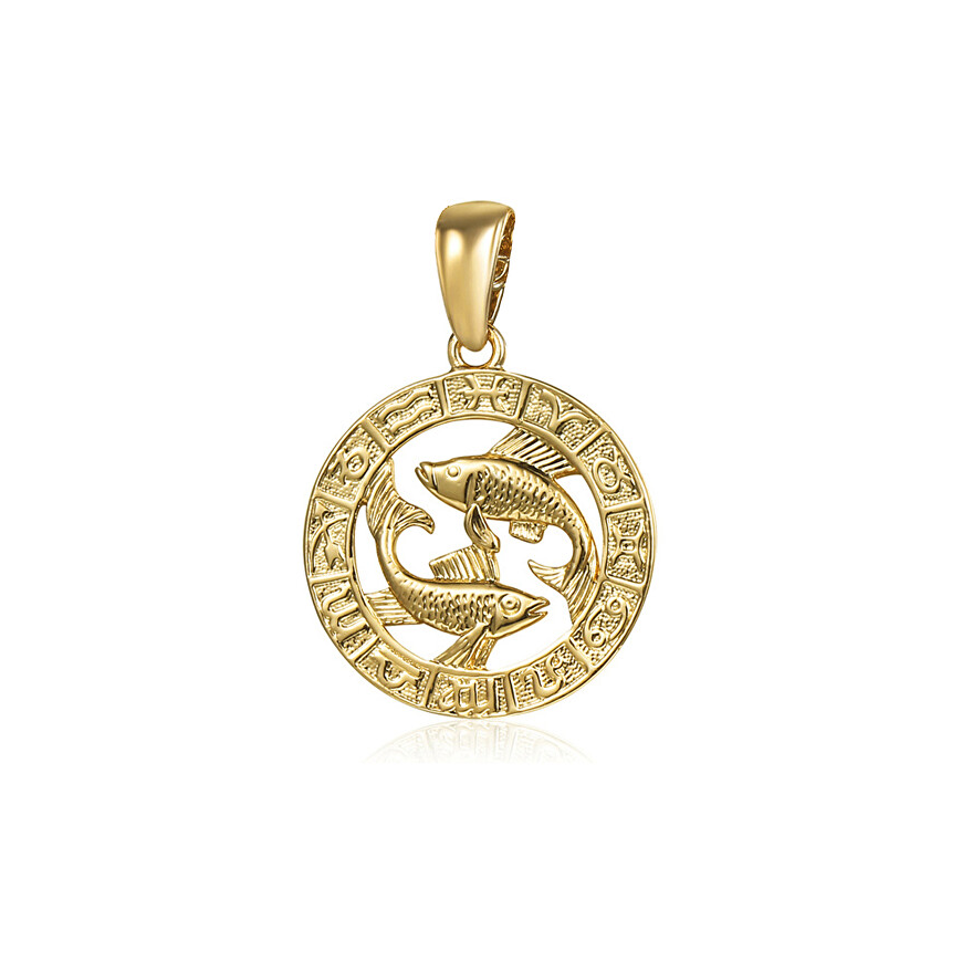 JVD Gold-plated fish pendant SVLP0713XH2GORY