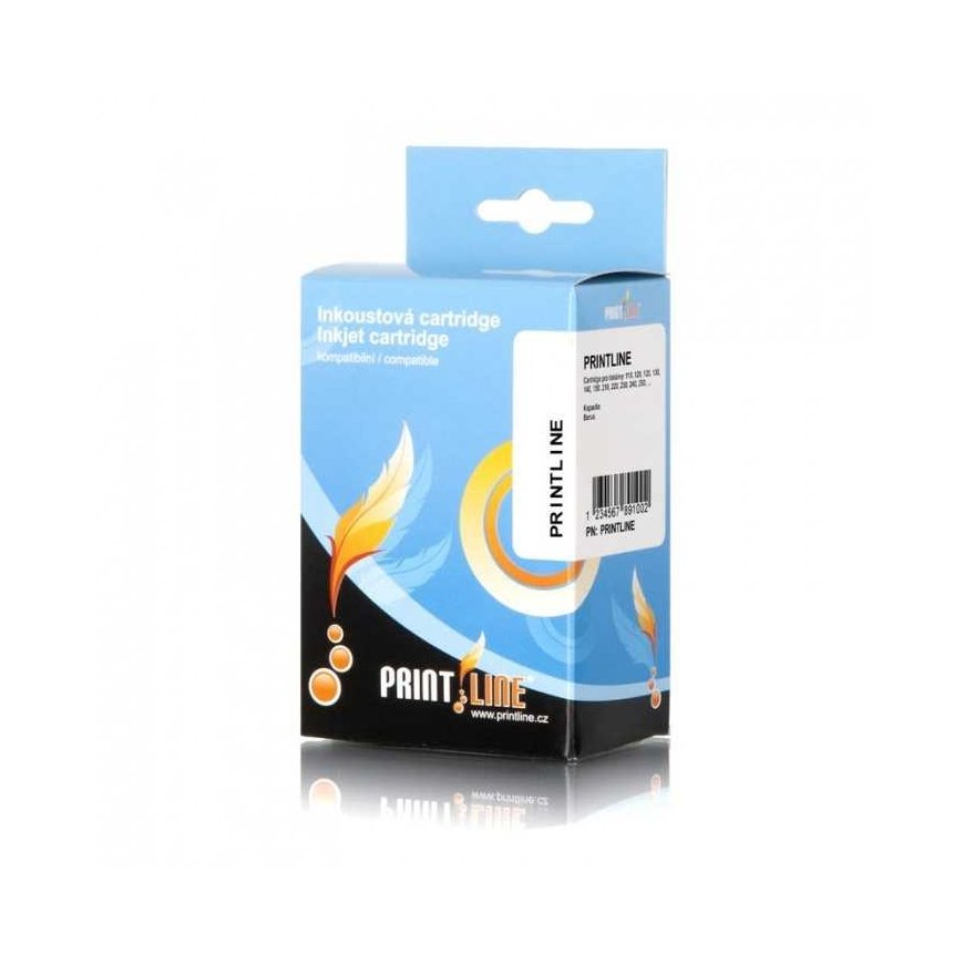 PRINTLINE compatible cartridge with HP 302XL, F6U68A, black, chip