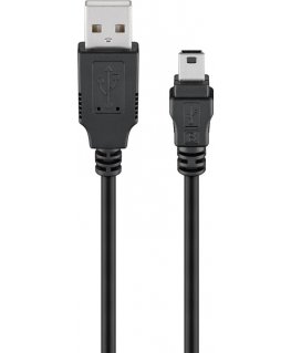 Goobay USB 2.0 Hi-Speed Cable, black, 3m