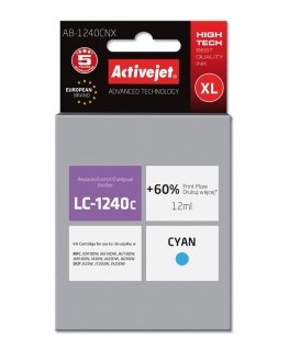 Activejet AB-1240CNX струйный картридж 1 шт Совместимый Высокая (XL) Голубой