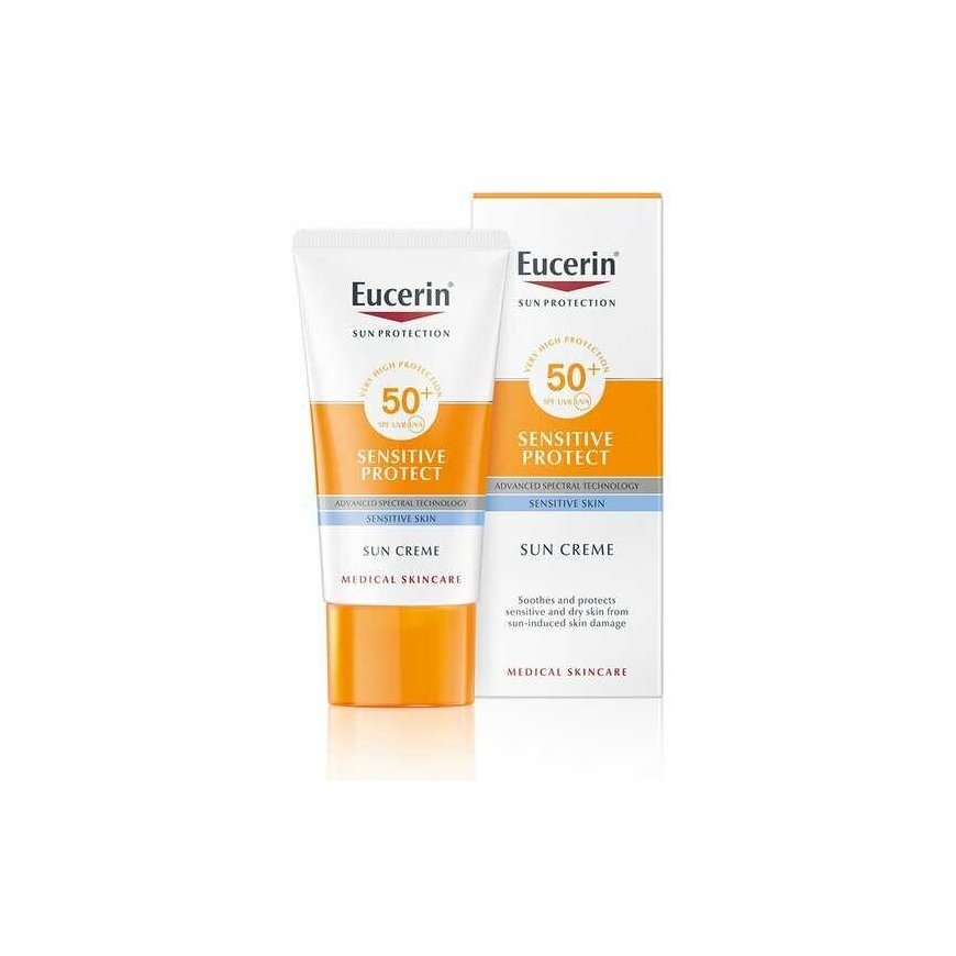Eucerin Labai apsauginis kremas nuo saulės Sensitiv e Protect SPF 50+ 50 ml