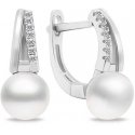 Brilio Silver Brilio Silver Unique silver earrings with pearls and zircons EA675W Brilio Silver Brilio Silver Unique silver earrings with pearls and zircons EA675W