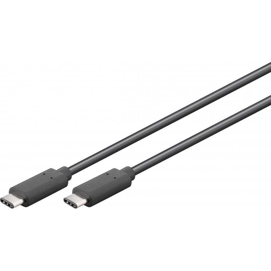 Goobay 67976 USB kabelis USB 2.0 1 m USB C Pelēks