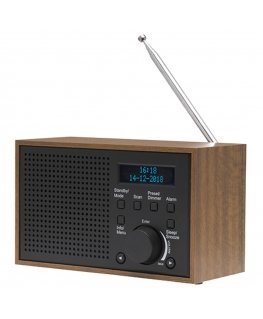 Denver DAB-46DARK GREY Internet Аналоговый и цифровой Черный, Коричневый