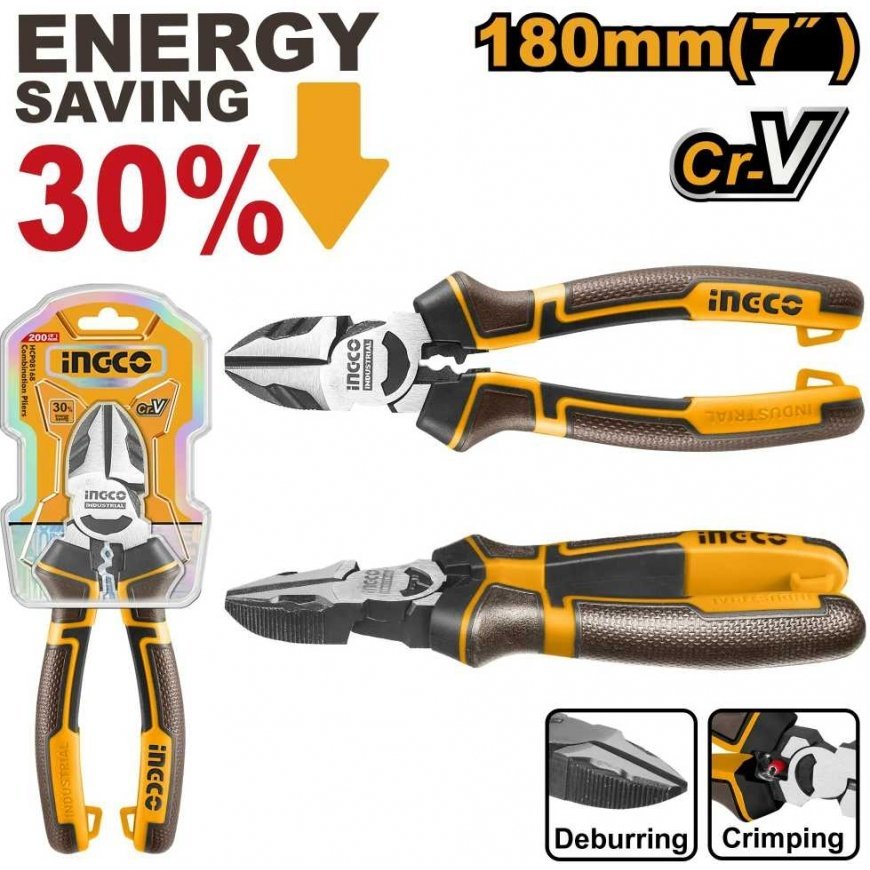 Ingco HHLDCP28180 Side Cutting Pliers CrV