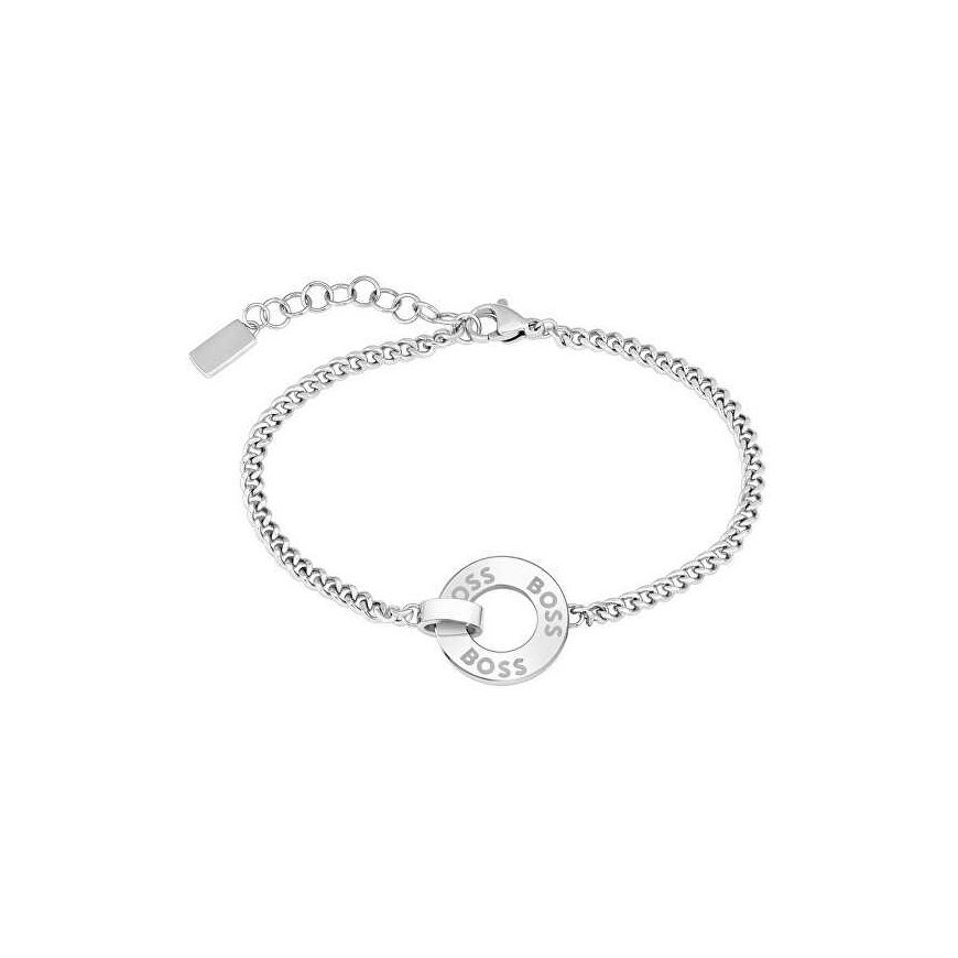Hugo Boss charming steel bracelet with zircons 1580509 – 2