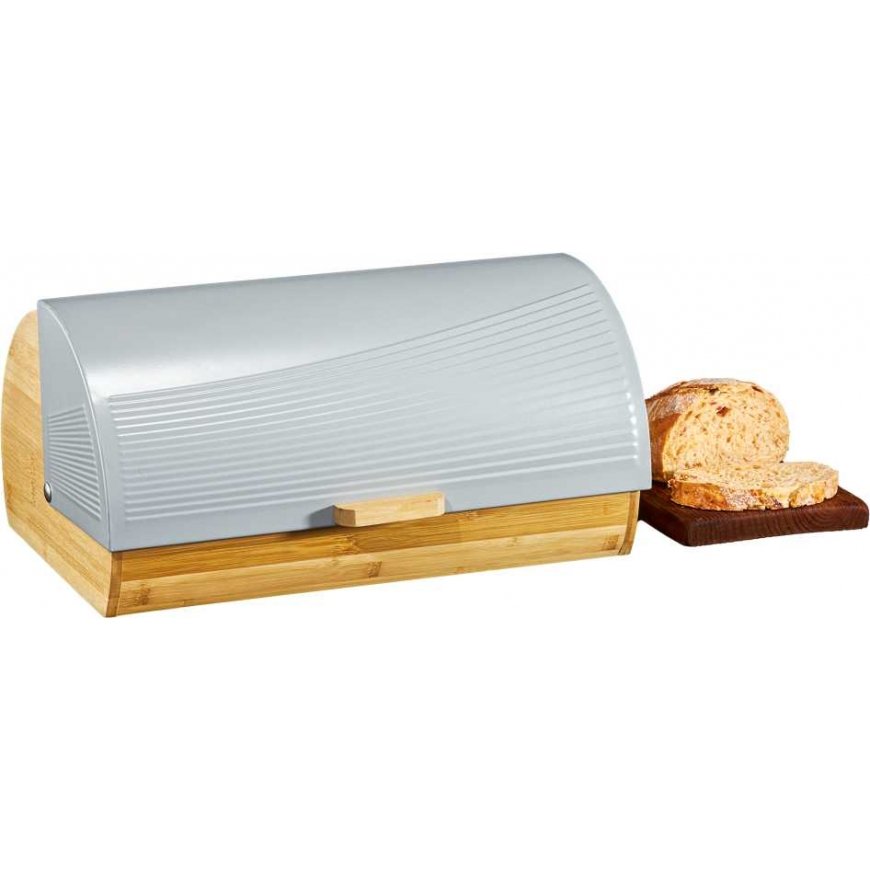 Ambition Chlebak bambusowy with metal cover