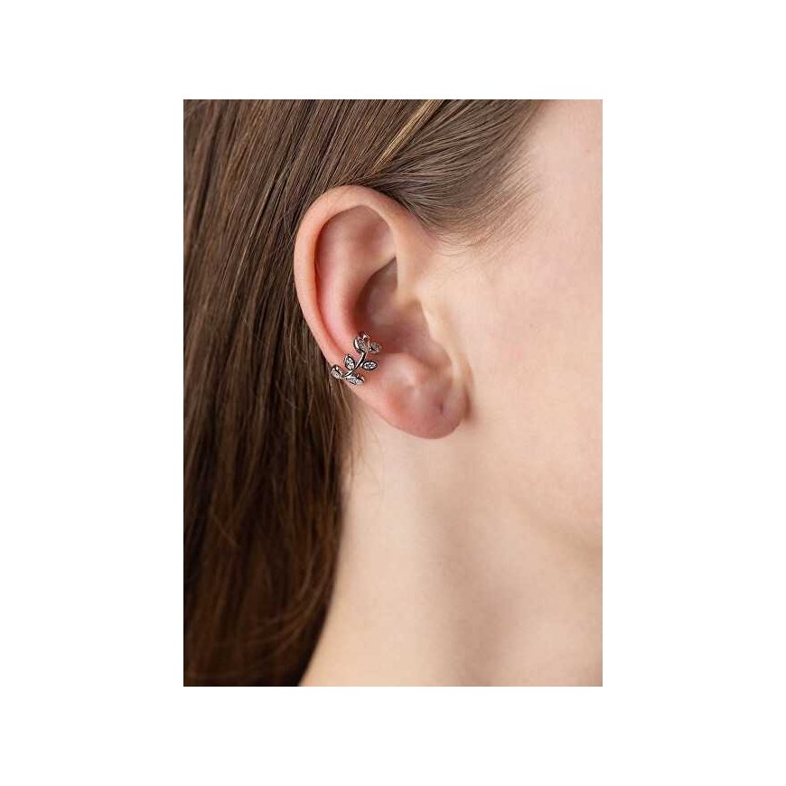 Silvego Areta hopeiset korvakorut kiiltävillä zirkoneilla DCC22045EW – 3