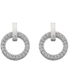 Hot Diamonds Gorgeous earrings with real diamond Flora DE580
