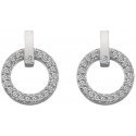 Hot Diamonds Puošnūs auskarai su tikru deimantu Flora DE580 Hot Diamonds Puošnūs auskarai su tikru deimantu Flora DE580