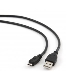 Gembird CCP-MUSB2-AMBM-10 USB cable USB 2.0 3 m Micro-USB B USB A Black