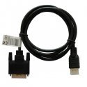 Savio CL-10 videokaabliadapter 1,5 m DVI HDMI tüüp A (Standard) Must Savio CL-10 videokaabliadapter 1,5 m DVI HDMI tüüp A (Standard) Must