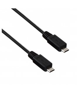 Akyga AK-USB-17 USB kabelis USB 2.0 0,6 m Micro-USB B Melns