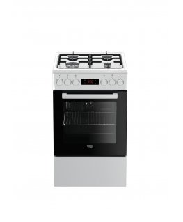 Beko FSE52321DWD кухонная плита Отдельностоящая плита для готовки Газ Газовый Белый