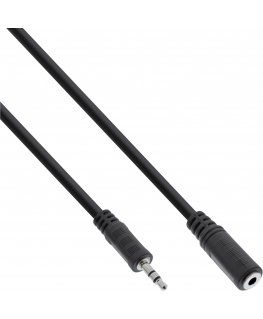 InLine 99934 audiokaabel 1 m 3.5mm Must
