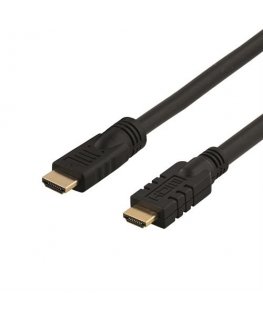 Deltaco HDMI-1100 HDMI-kaabel 10 m HDMI tüüp A (Standard) Must