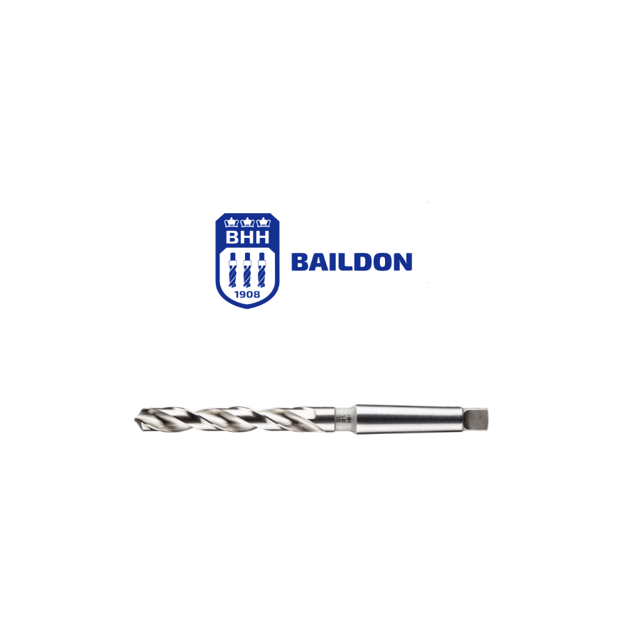 Pora Baildon DIN 345 RN NWKc 18,5 mm, HSS (S), 233-135 mm (MK2 varsi) – 2