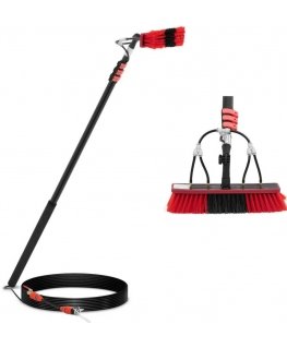 Ulsonix Telescopic brush with water connection for washing windows and panels, width 35 cm, 165-540 cm