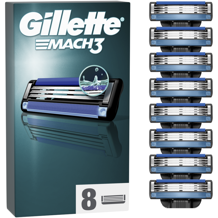 Gillette Mach3 Razor Heads for Men
