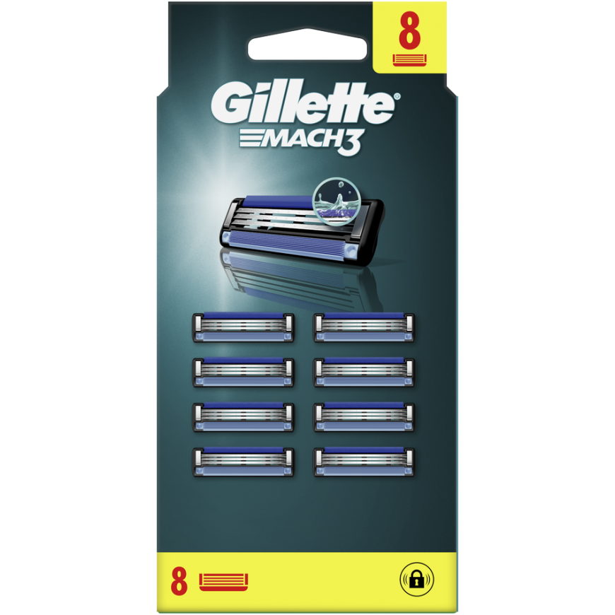 Gillette Mach3 Razor Heads for Men 8 pcs – 3
