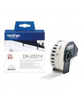 Brother DK-22214 этикеточная лента Черный на белом