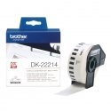 Brother DK-22214 etikečių juostelė Juoda ant baltos Brother DK-22214 etikečių juostelė Juoda ant baltos