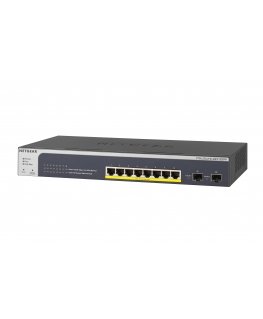 NETGEAR GS510TPP Valdomas L2/L3/L4 Gigabit Ethernet (10/100/1000) Maitinimas per Eternetą (PoE) Juoda
