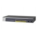 NETGEAR GS510TPP Vadīts L2/L3/L4 Gigabit Ethernet (10/100/1000) Power over Ethernet (PoE) Melns NETGEAR GS510TPP Vadīts L2/L3/L4 Gigabit Ethernet (10/100/1000) Power over Ethernet (PoE) Melns
