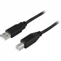 Deltaco USB 2.0 Cable A/B, 1m USB kabelis USB A USB B Melns