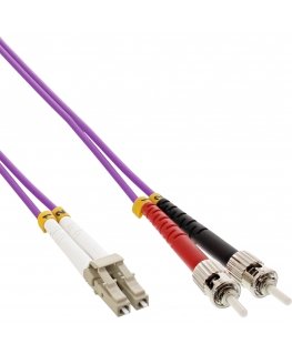 InLine 88502P InfiniBand un optiskās šķiedras kabelis 2 m Lillā
