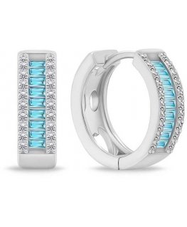 Brilio Silver Sparkling silver rings with zircons EA475WAQ