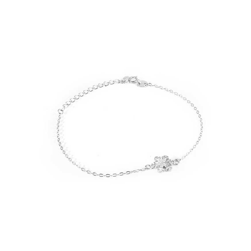 Beneto Beautiful silver bracelet Snowflake AGB637